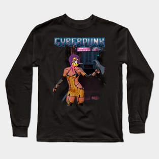Cyberpunk Crow Long Sleeve T-Shirt